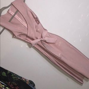 Blush bandage dress